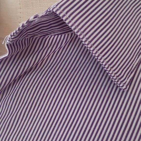 DKNY, Slim fit Stripe, Cotton Button down Shirt - Picture 3 of 12